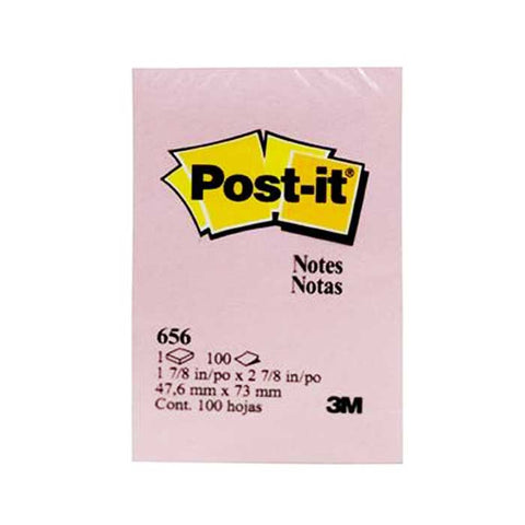 3M Post-it Note 656 100's Pink 2 x 3