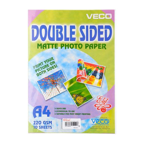 Veco Photo Paper Glossy Double Side A4 220gsm