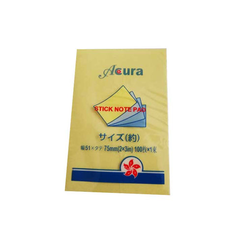 Acura Post It 2" X 3"