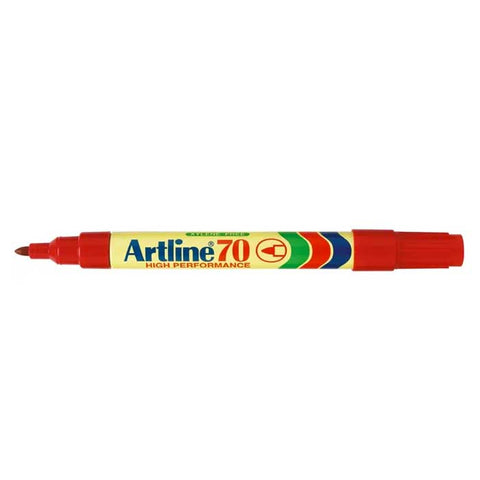 Artline Permanent Marker Pen #70 Fine Red