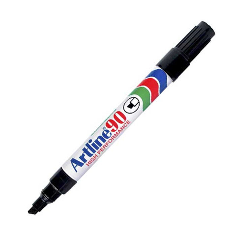 Artline Permanent Marker Pen #90 Broad Black