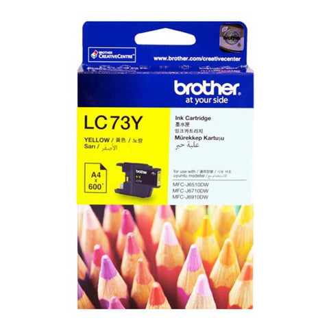 Brother Ink Cartridge LC - 73 Yellow