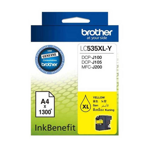 Brother Ink Cartridge LC - 535XL Yellow