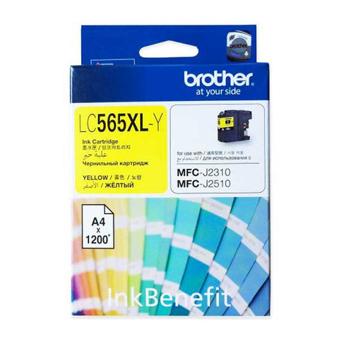 Brother Ink Cartridge LC-565XL High Yield Yellow