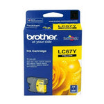 Brother Ink Cartridge LC - 67 Yellow