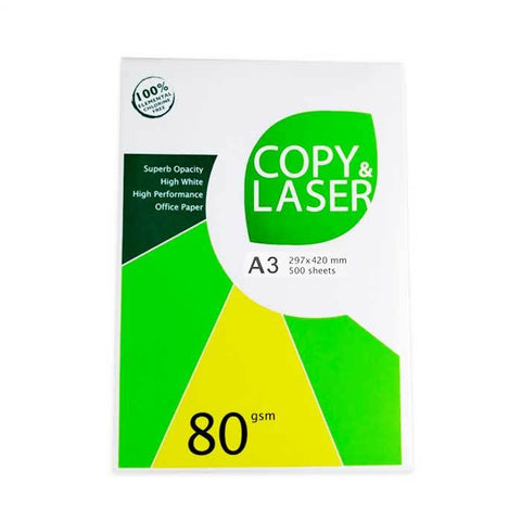 Copy & Laser Copy Paper 80 GSM Sub. 24 A3