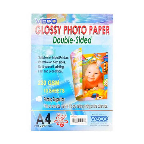 Veco Sticker Paper A4 10's Glossy – Biz Asia Trading Inc.