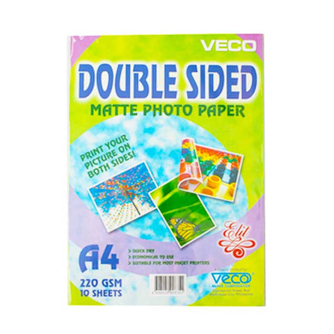 ELIT PHOTO PAPER MATTE DOUBLE SIDED 220gsm A4 / 10's
