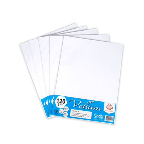 Elit Specialty Board Vellum 120gsm White 10's Short