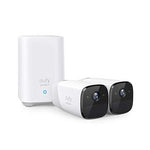 Eufy eufyCam Kit：2*eufyCam + 1*Entry sensor+1*AI HomeBase  B2C - US Gray+White (FOR PRE-ORDER)