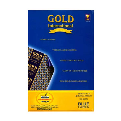 Gold Carbon Paper Long (Blue)