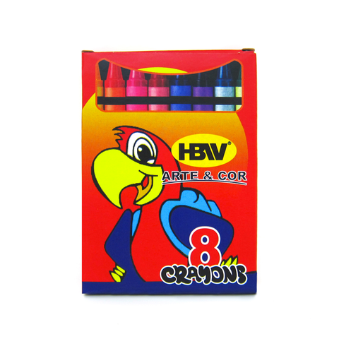 HBW Arte & Cor 8 Crayons