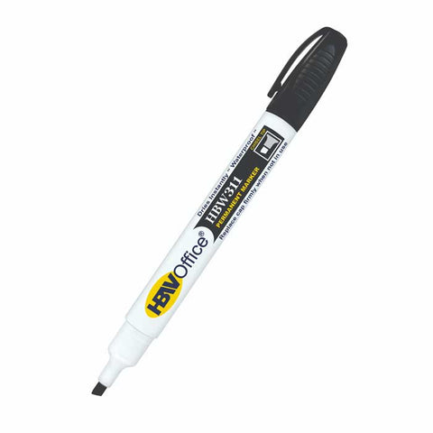 HBW Permanent Marker (Broad) Chisel Tip 311 Black