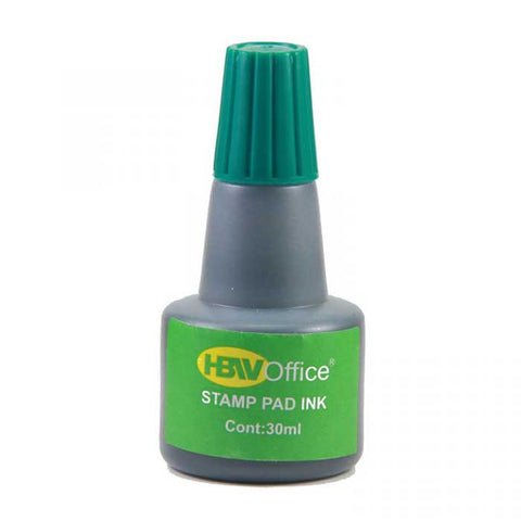 HBW Stamp Pad Ink 30ml Green