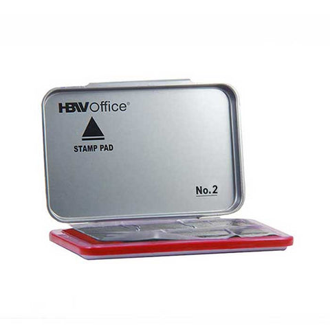 HBW Stamp Pad #2 with Ink Red