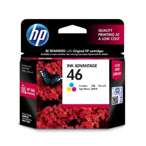 HP 46 Color Original Ink Advantage Cartridge