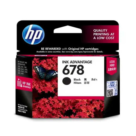 HP 678 Black Original Ink Advantage Cartridge