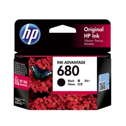 HP 680 Black Original Ink Advantage Cartridge