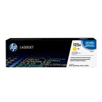 HP 125A Yellow Original LaserJet Toner Cartridge, CB542A