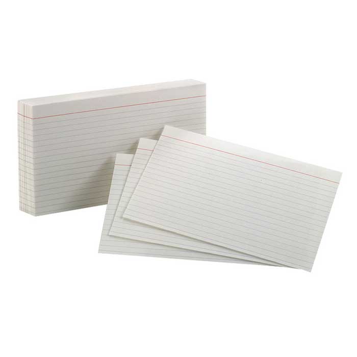 Index cards