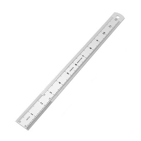 METAL RULER 12"