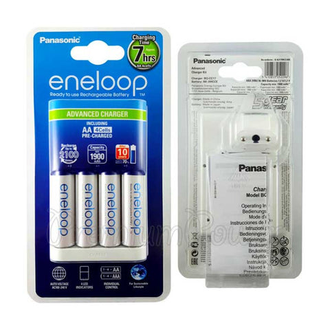 Panasonic Eneloop 4AA with Advance Charger