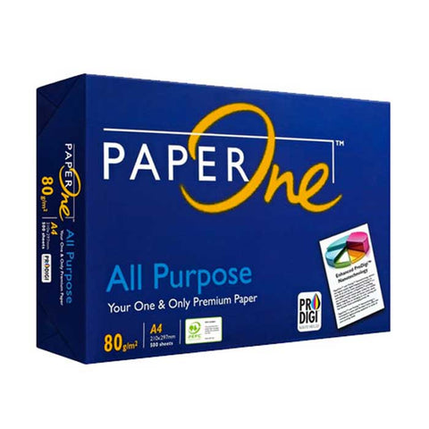 Paper One Copy Paper 80gsm Sub-24 A4