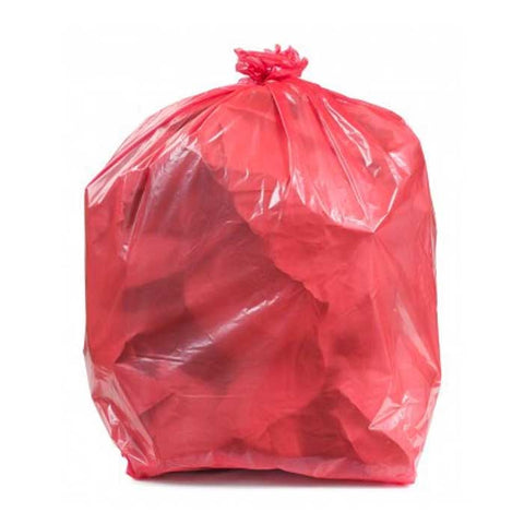 Colored Trash Bag 13" X 13" X 32" Large 100's Red