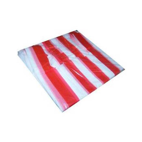 SANDO BAG JUMBO STRIPES WHITE/RED 50'S