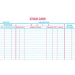 Stock Card 5" x 8"