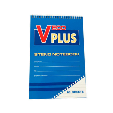 Veco Plus Steno Notebook 60LVS