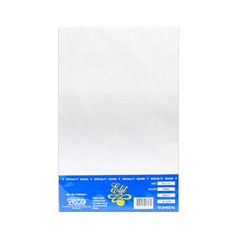 Elit Specialty Board Vellum 220gsm White 10's Long