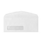 BEST WHITE MAILING ENVELOPE SHORT 6-3/4 XX 80GSM WITH WINDOW 500'S