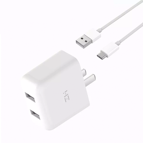 ZMI USB Charger 2 Ports with USB Type-C Cable