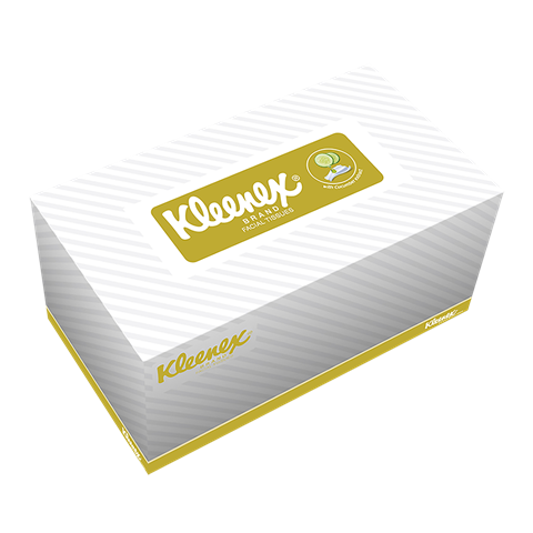 Kleenex White 2-Ply Facial Tissue 190s