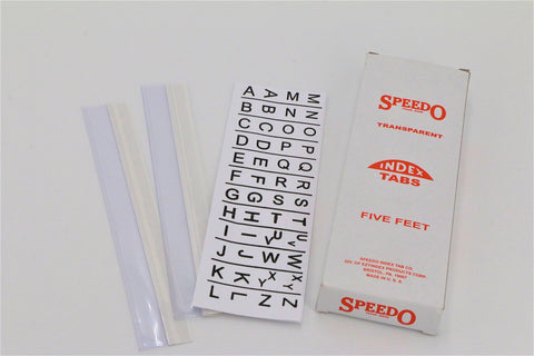 Speedo Index Tab Clear